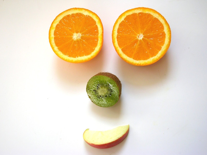 faccia di frutta